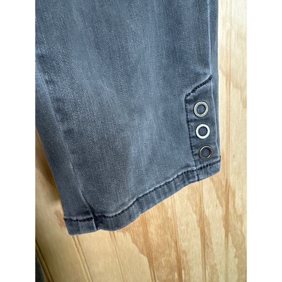 J. Jill Gray Wash Denim Authentic Fit Slim Ankle Jeans Size 14 - Picture 4 of 8